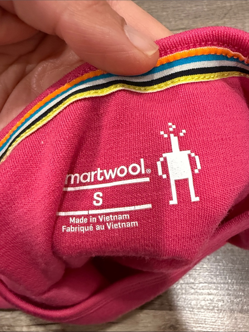 Smartwool Girls' Bright Pink Long-Sleeve Tee - Picture 3 of 4